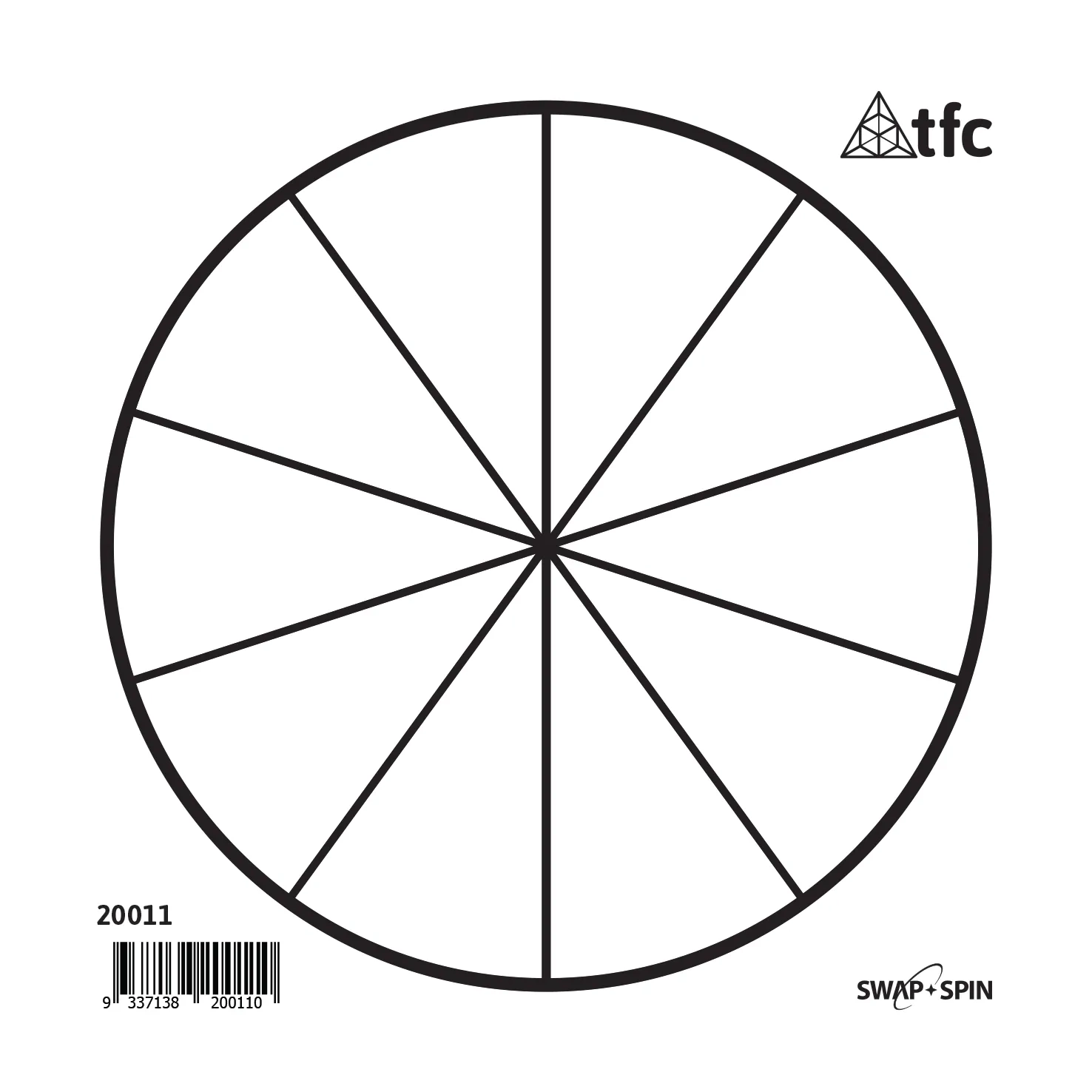 Spinning Wheel Template Printable