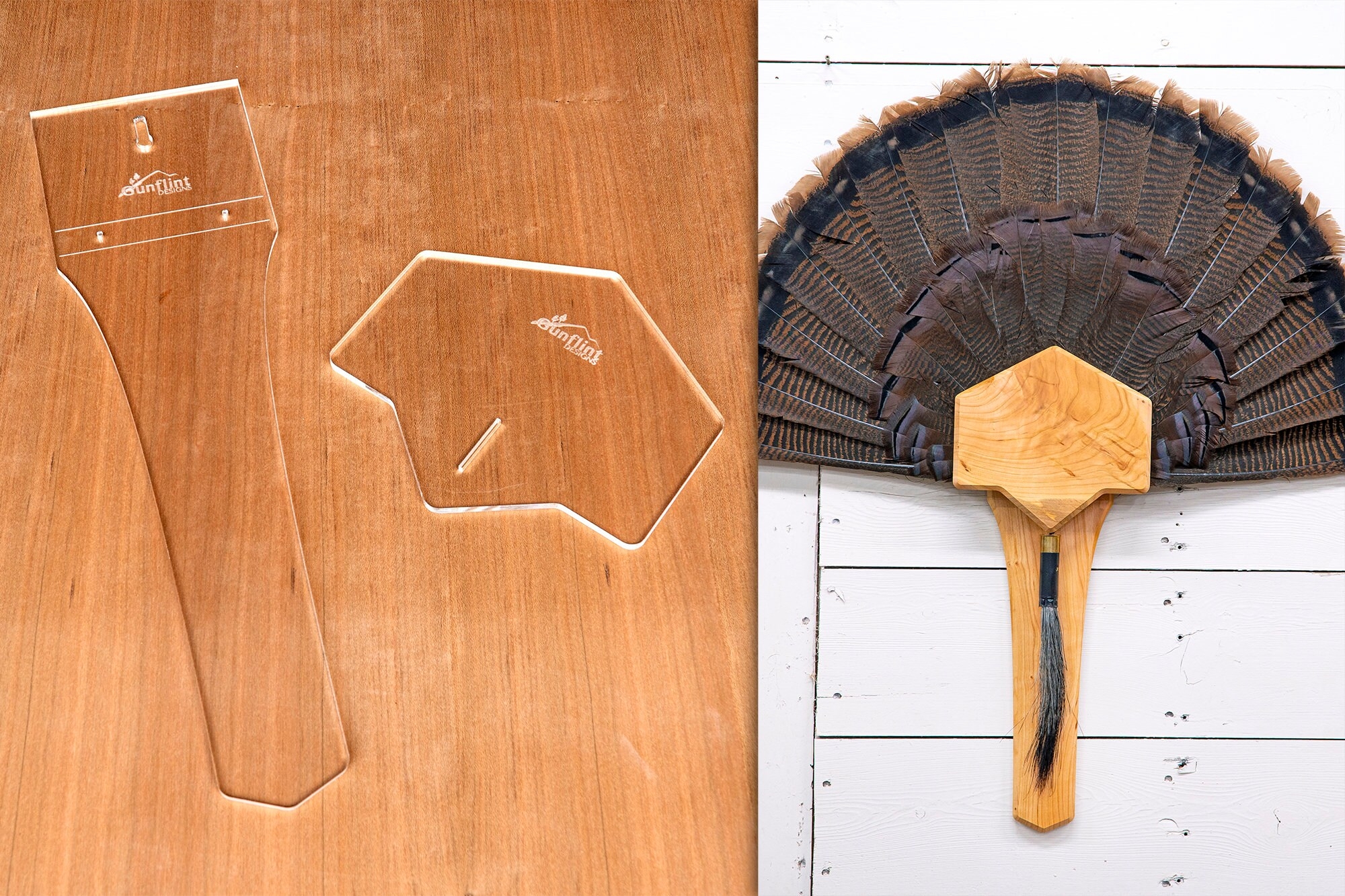 Template For DIY Turkey Mount Fan And Beard Plaque Etsy de