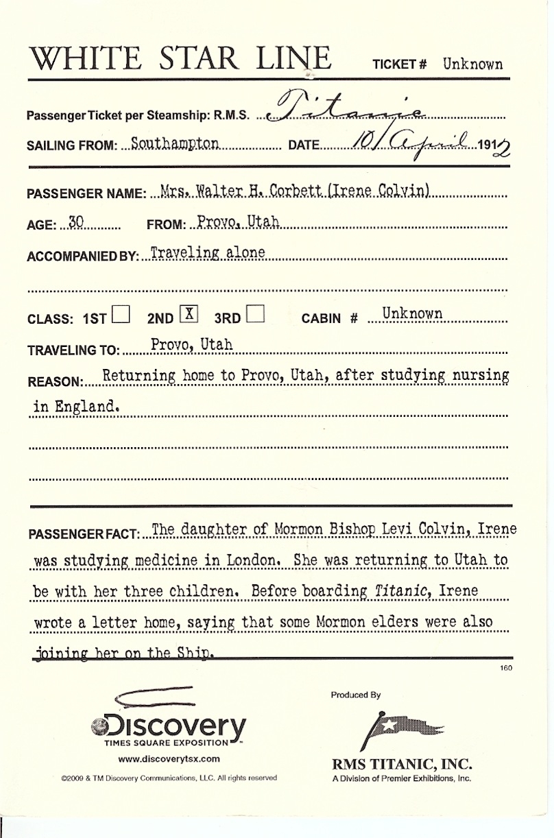 Free Printable Titanic Boarding Pass Template