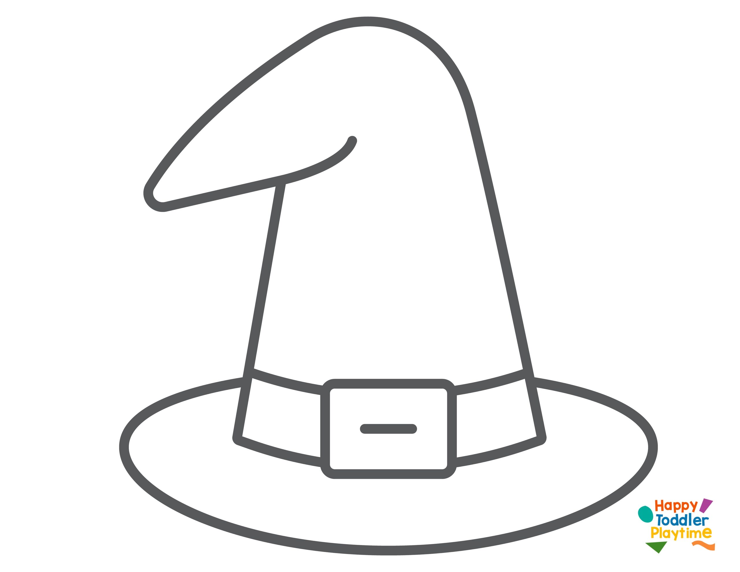 Printable Witch Hat Template