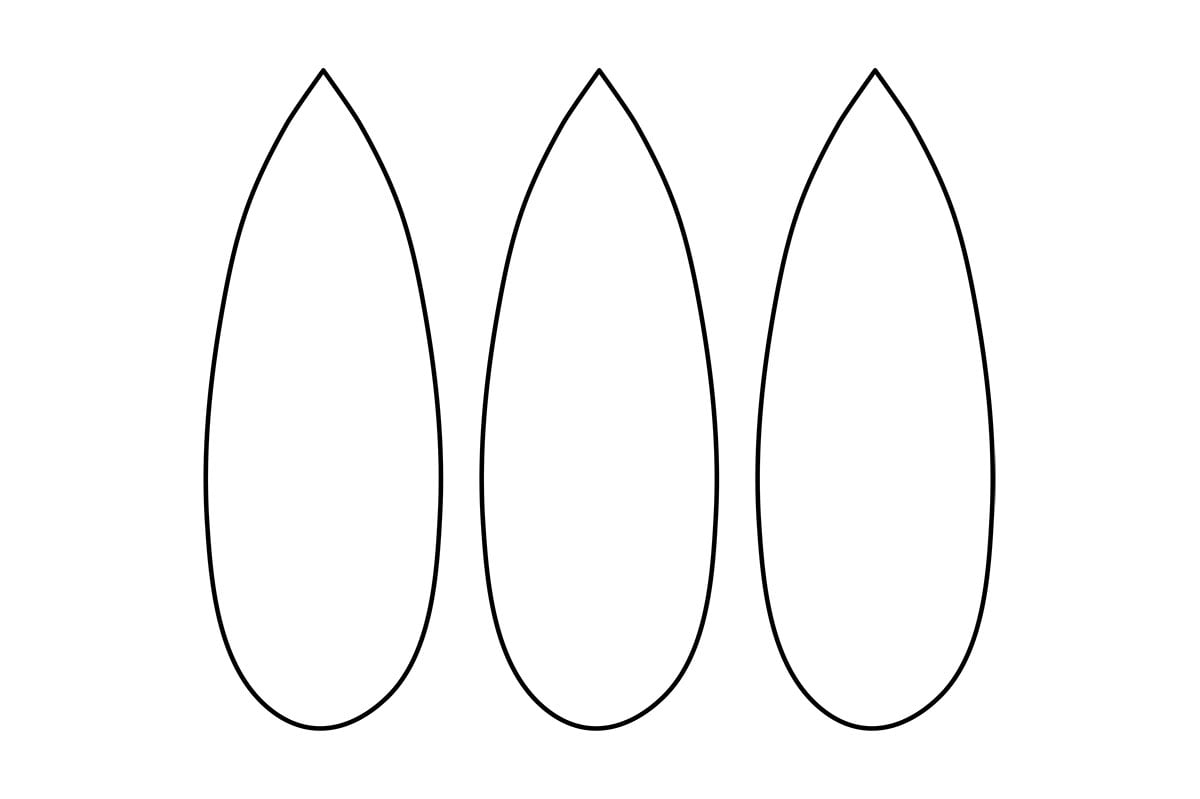 Turkey Feather Printable Template