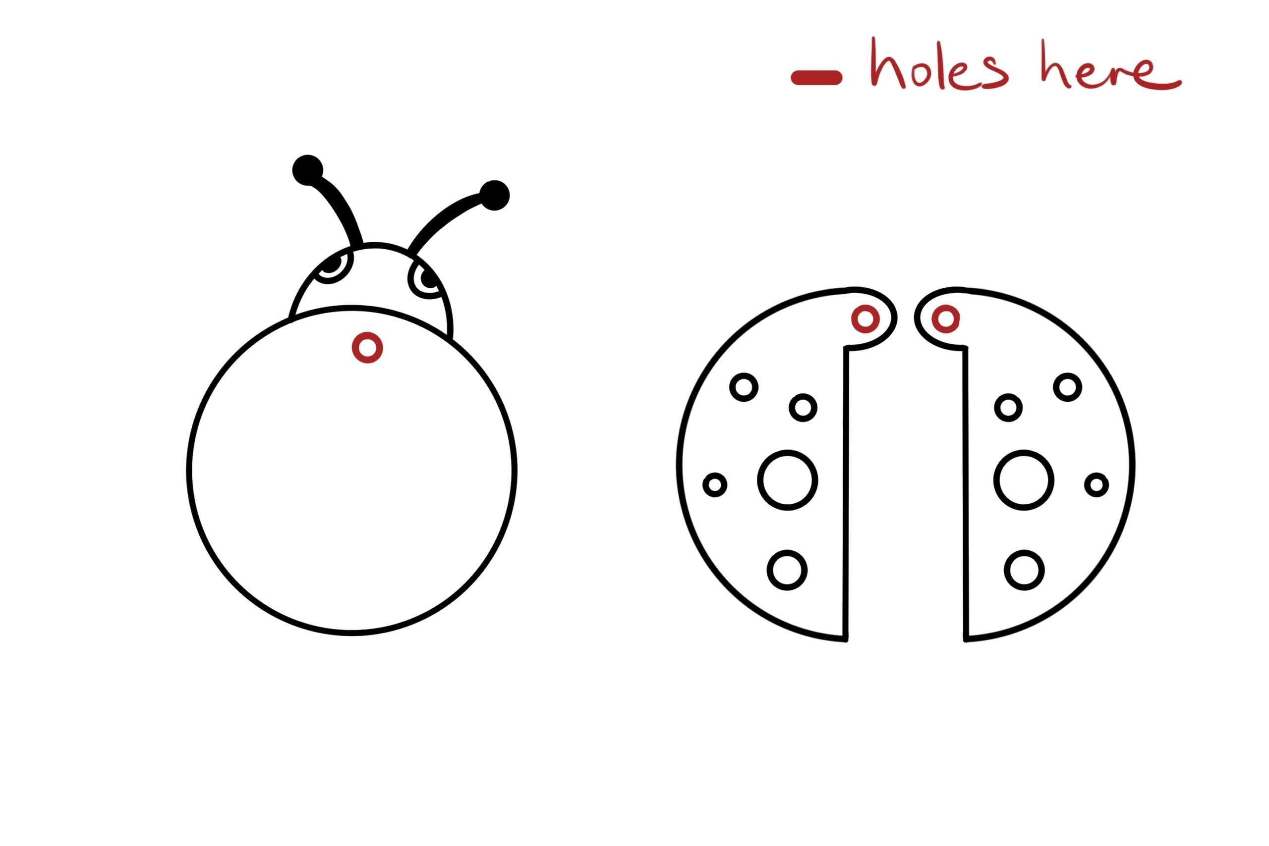 Tutorial Paper Ladybug Free Template Ioanna Ladopoulou Art