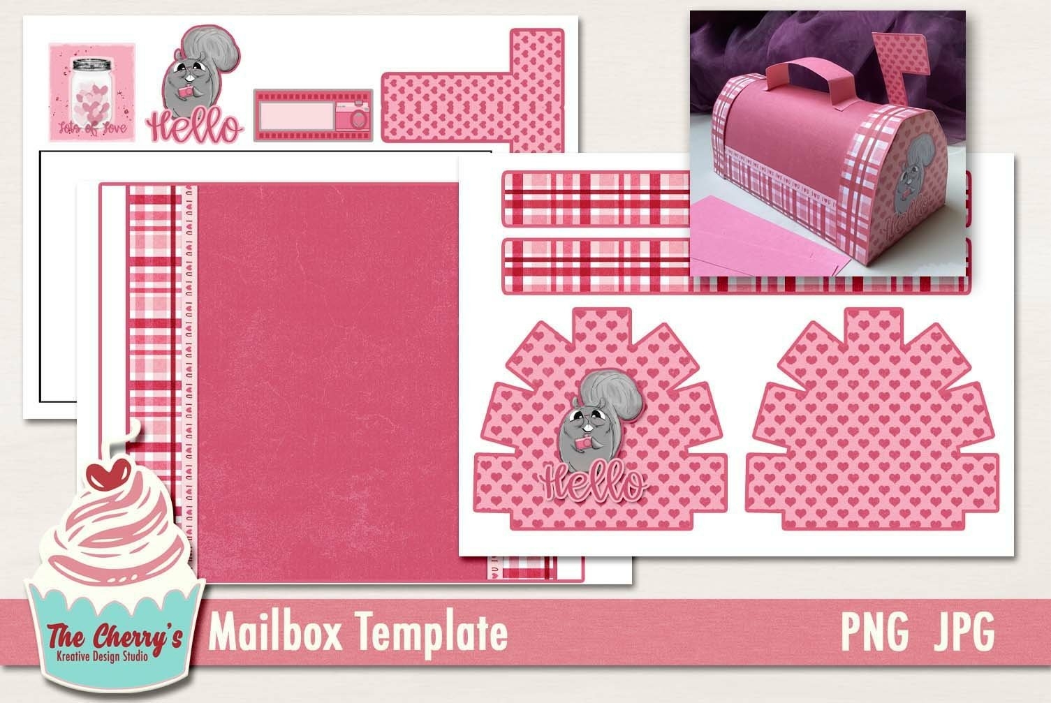 Printable Valentine Mailbox Template