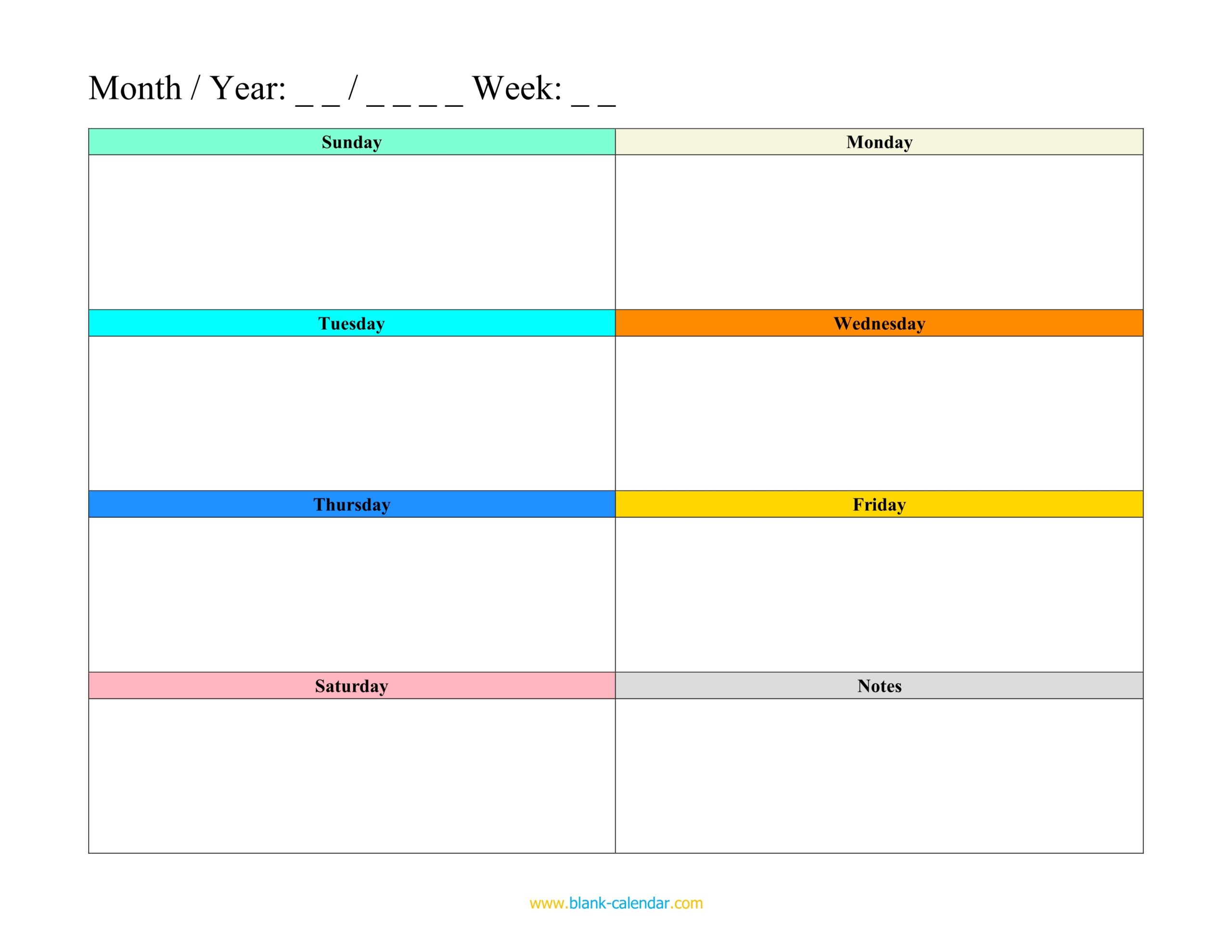 Weekly Schedule Planner Templates WORD EXCEL PDF Weekly Schedule Planner Templates WORD EXCEL PDF