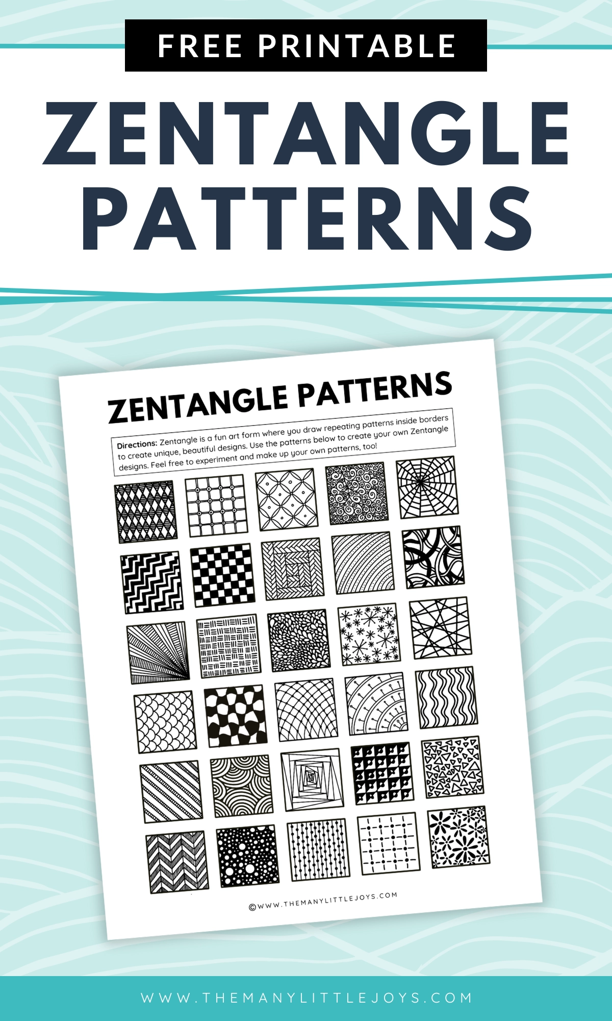 Zentangle For Kids Easy amp Fun Exploratory Art with FREE