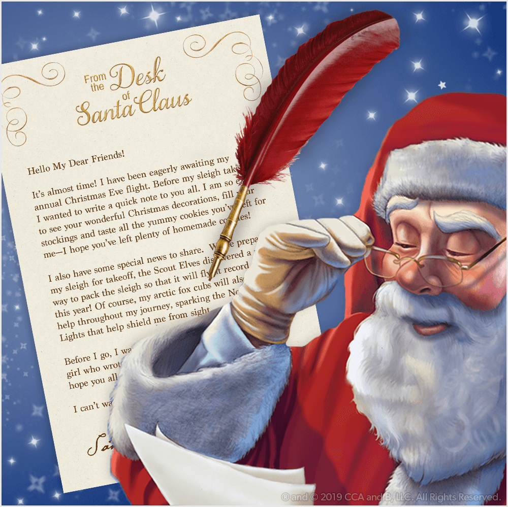 Letter From Santa Free Printable Template