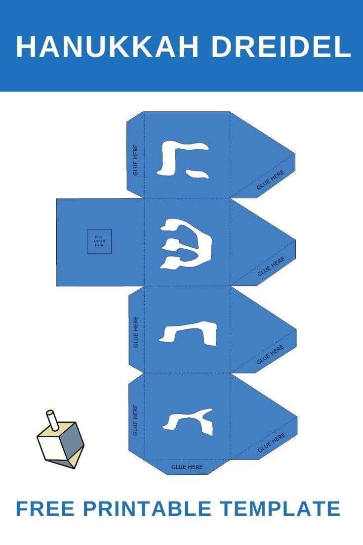 Dreidel Printable Template