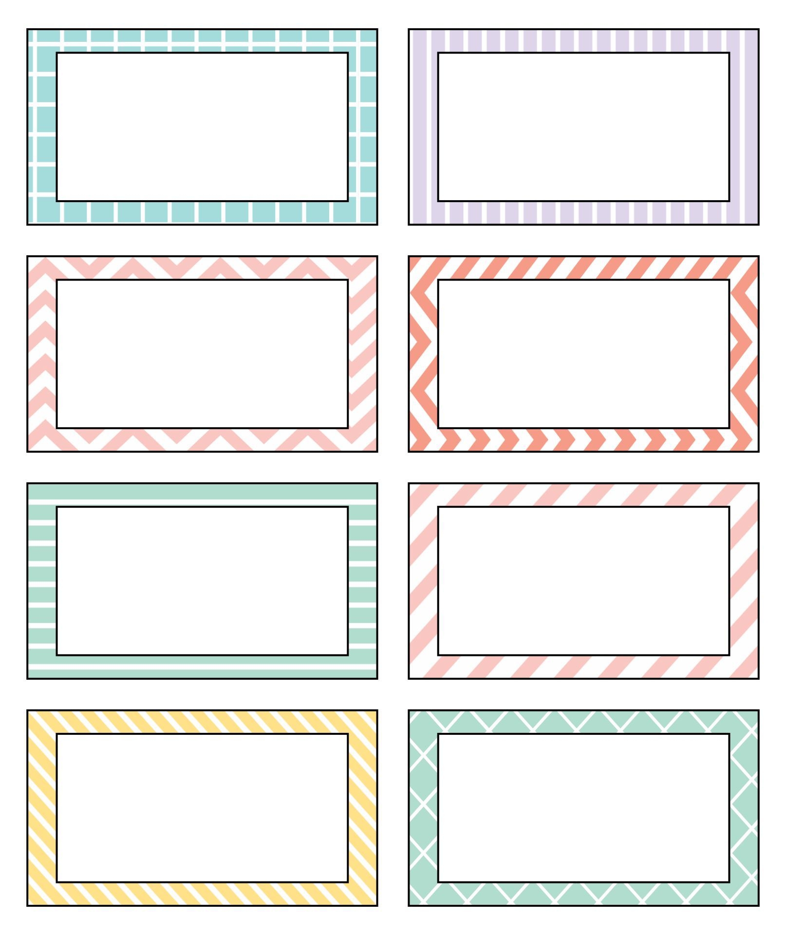 Free Printable Name Tags Templates